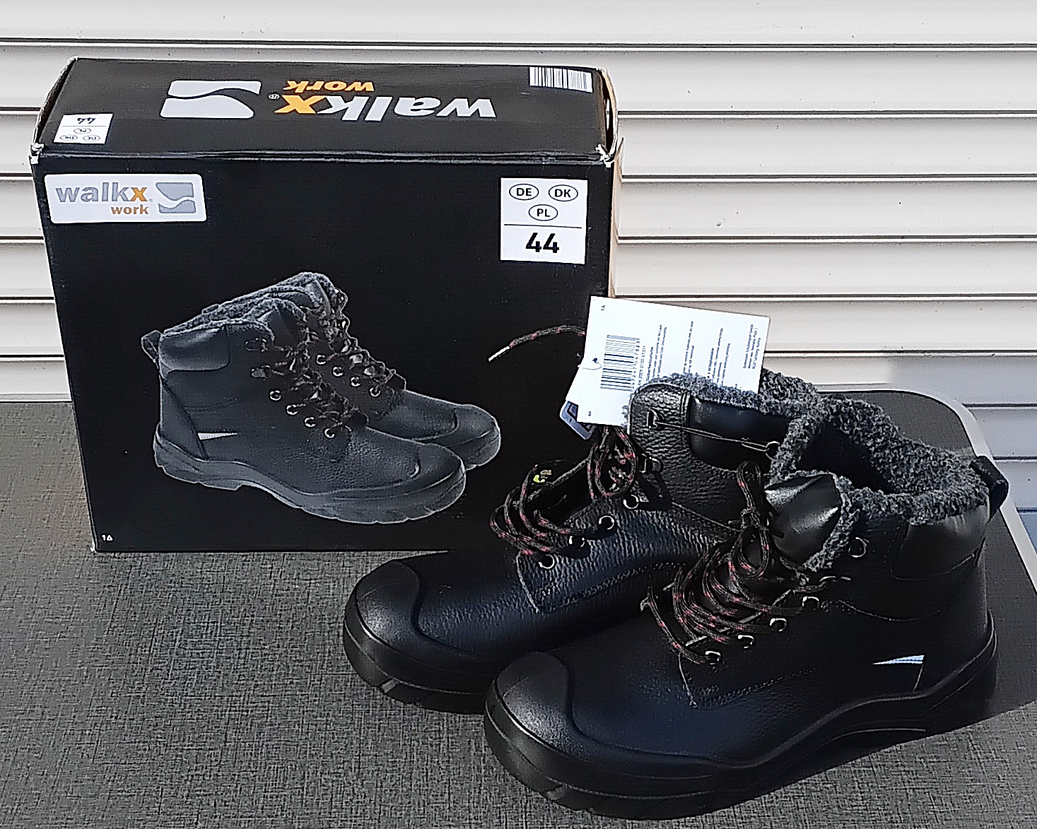 Jagd Forst Winter Arbeitsschuhe Gr. 44 schwarz – Bild 1