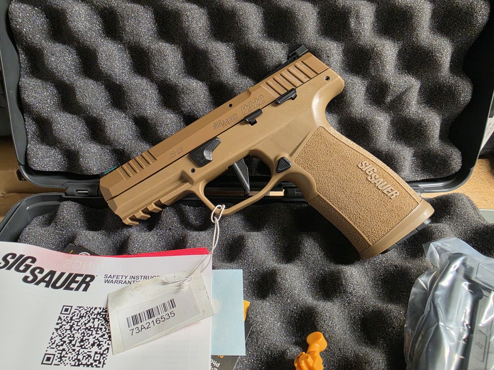 SIG SAUER P322 .22lr Coyote – Bild 1