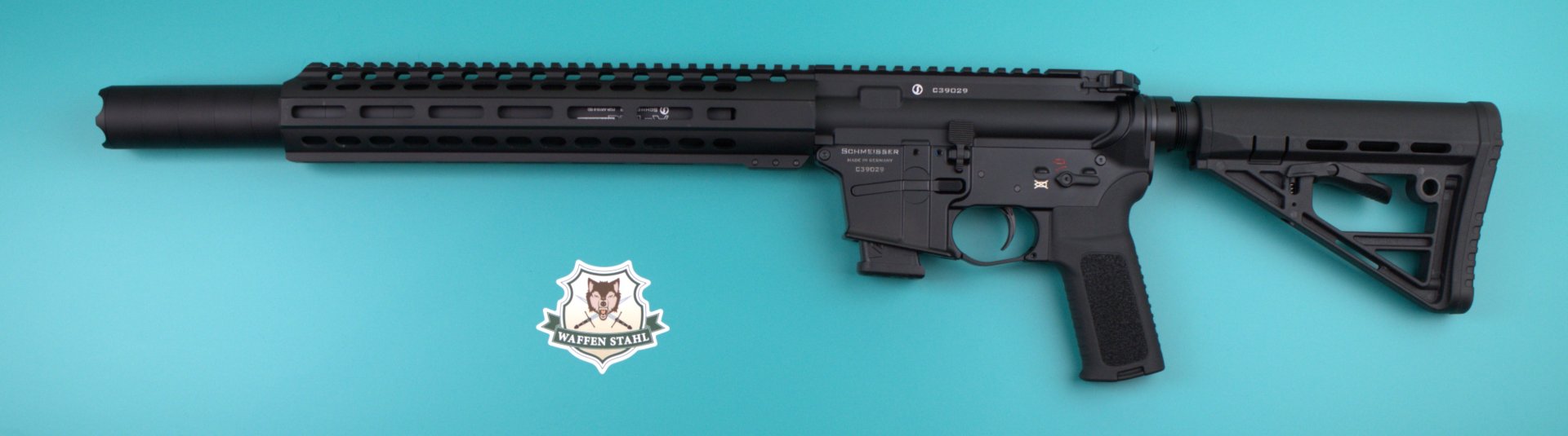 Schmeisser AR15-S4F SD Integralschalldämpfer 9mmLuger – Bild 1