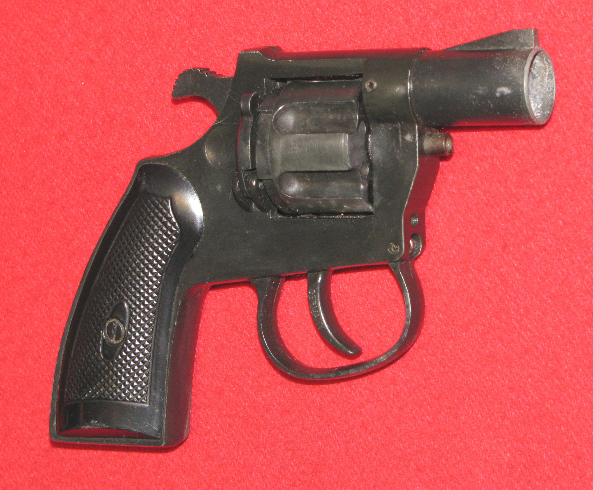 Melcher Schreckschuss- Revolver, ein Melcher ME 70 G mit der frühen PTB 5-70B in Kal. 6mm Flobert-Kn – Bild 2
