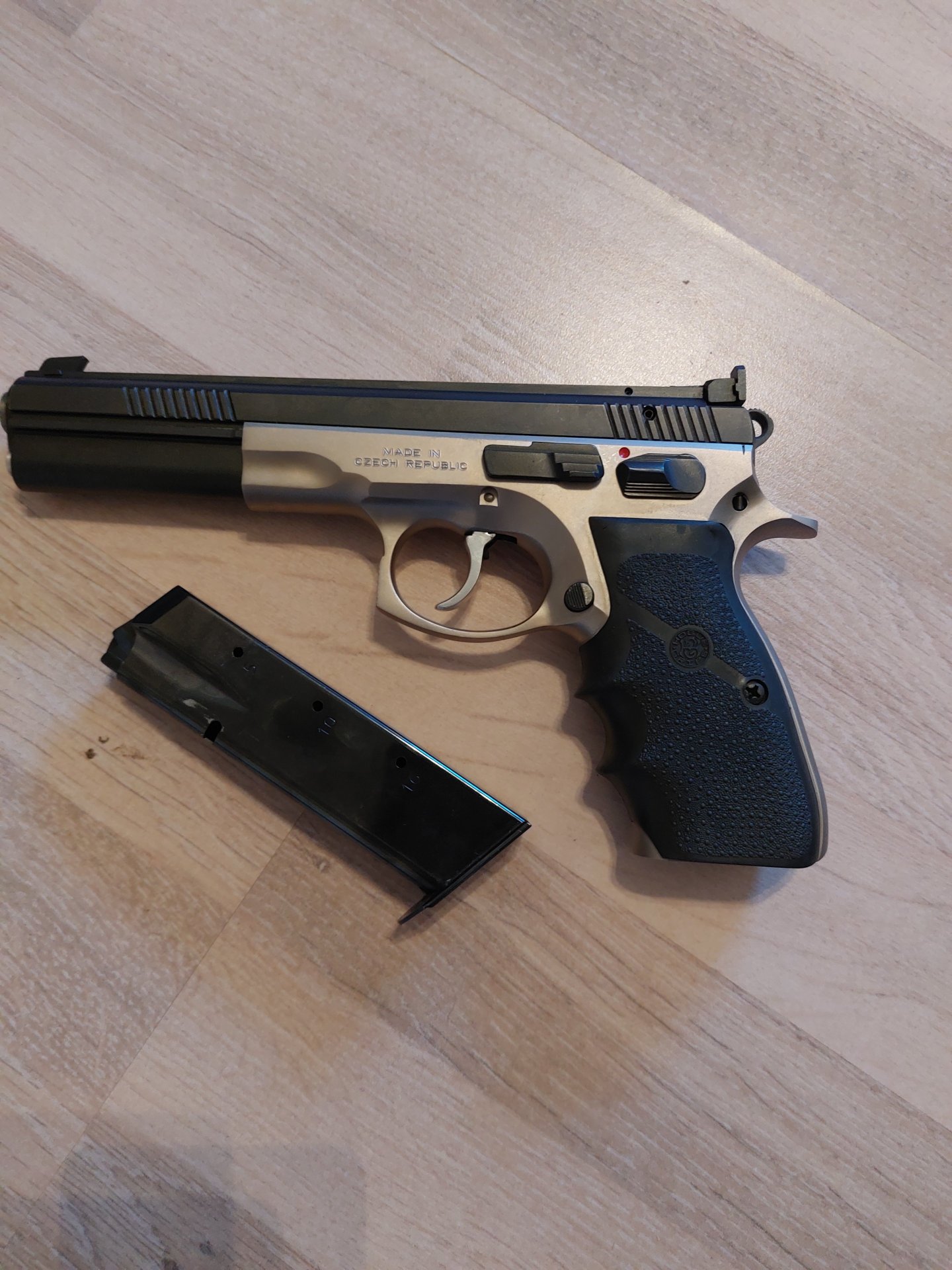 CZ75 ll Sort Duo Tone 9mm Luger – Bild 3