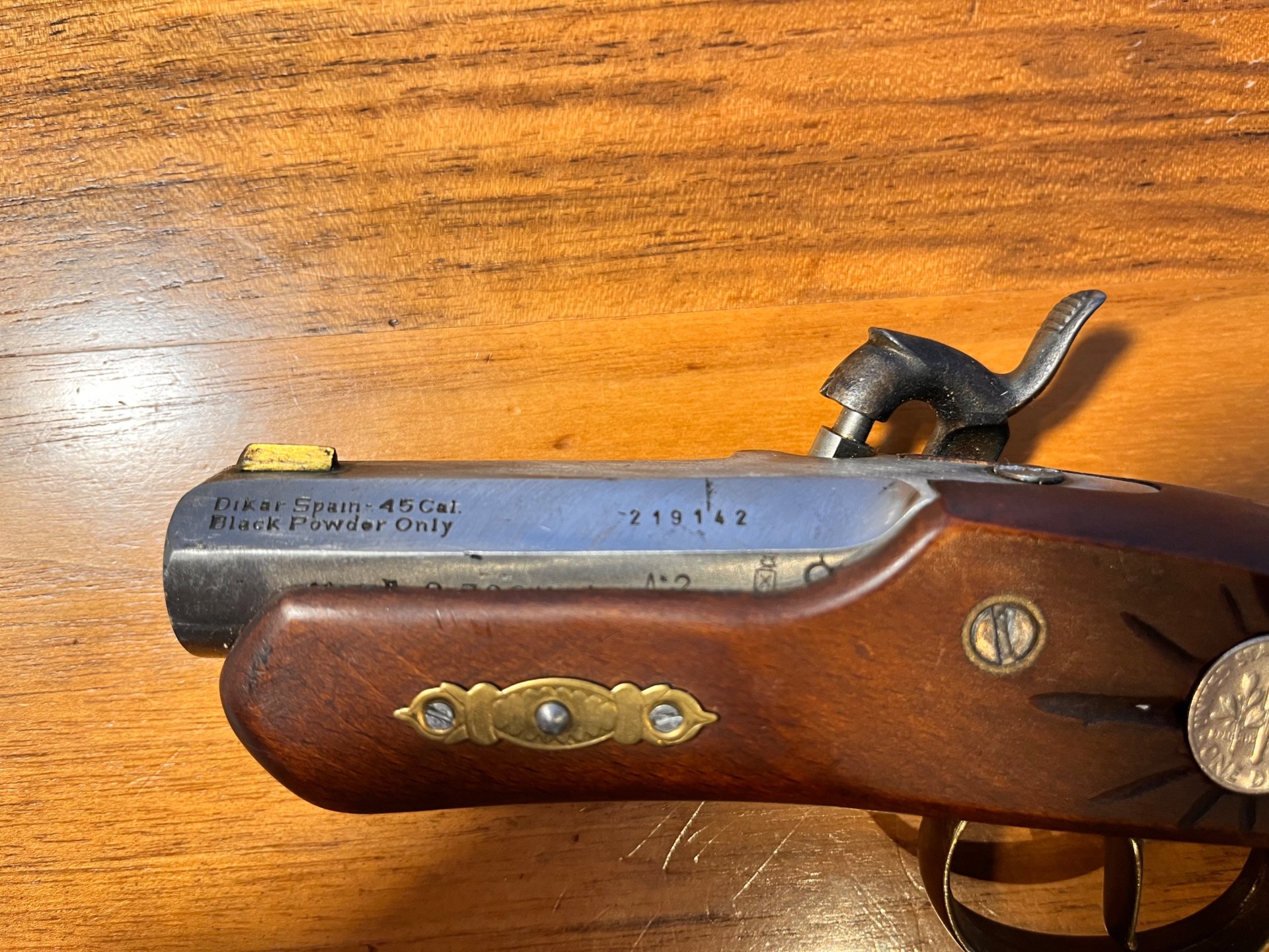Vorderladerpistole Dikar Spain Philadelphia Derringer Kal. .45 BP – Bild 4