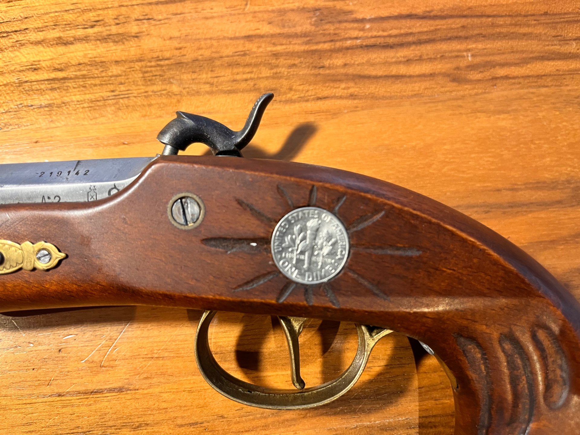 Vorderladerpistole Dikar Spain Philadelphia Derringer Kal. .45 BP – Bild 3