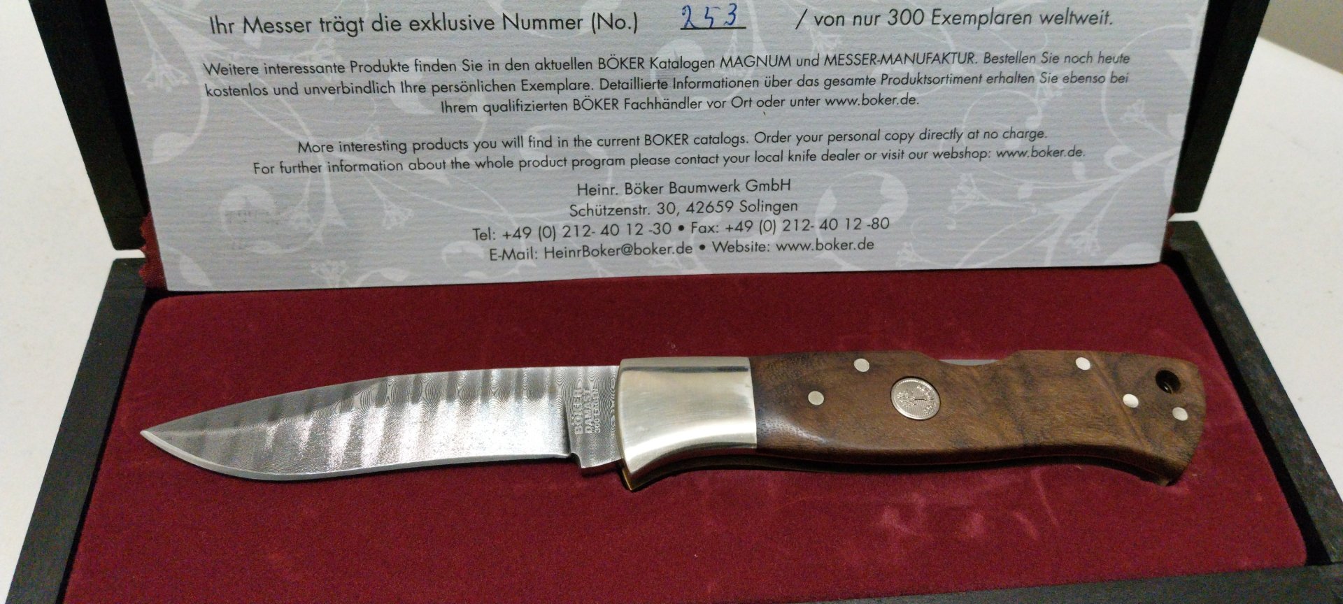 BÖKER DAMAST LIMITED – Bild 6