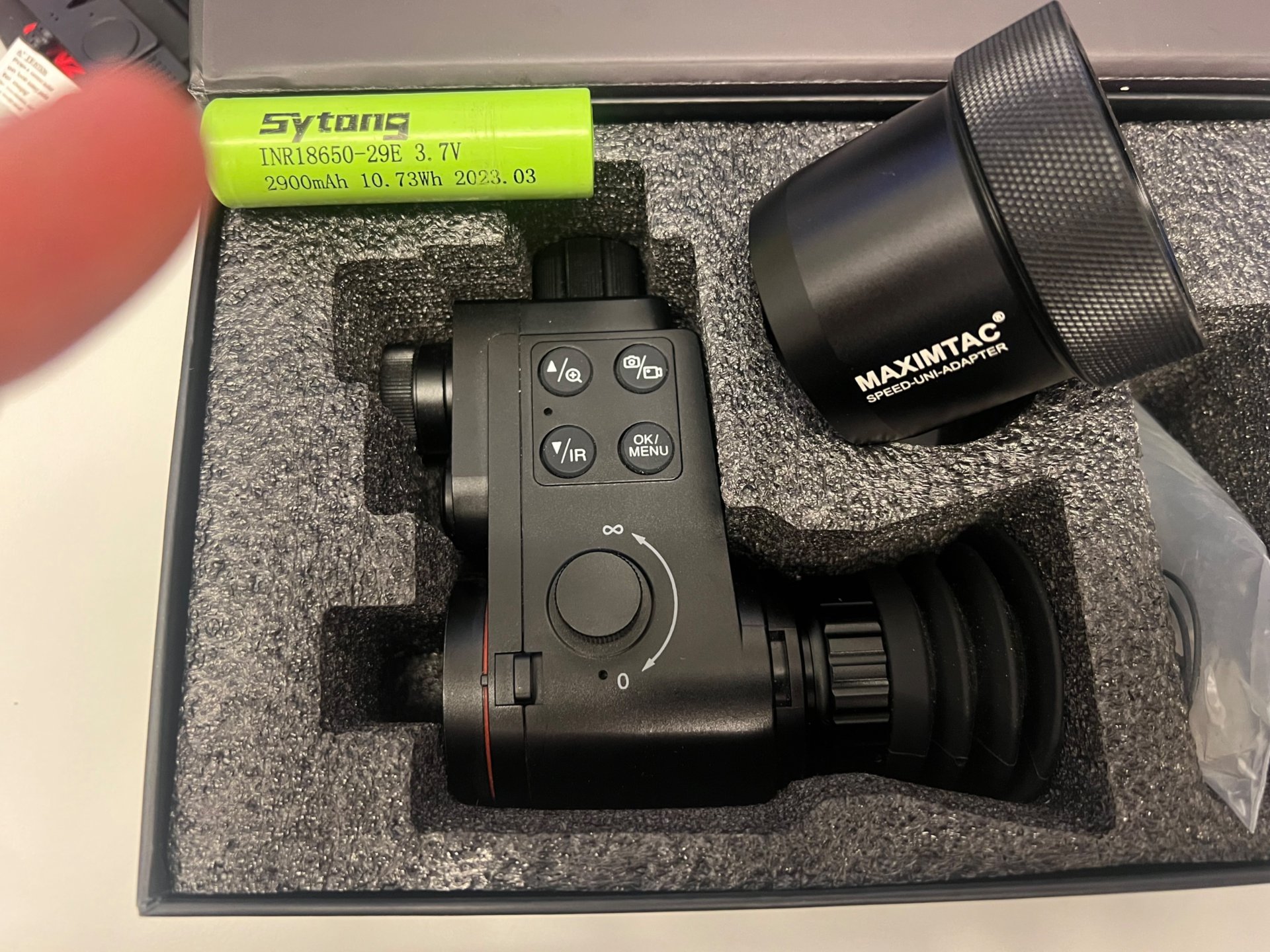 iNachtsichtgerät Sytong HT-88 German-Edition 940nm mit 16mm Linse incl. Adapter – Bild 3