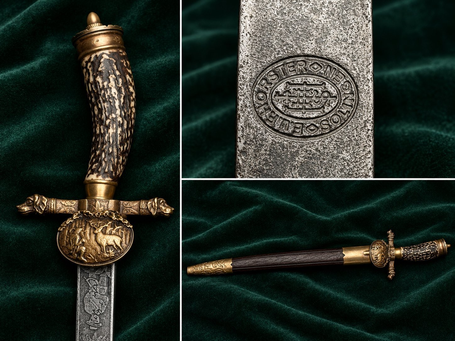 Hirschfänger Zwilling Solingen Deutsche Jägerschaft, k. Dolch Degen Säbel – Bild 2