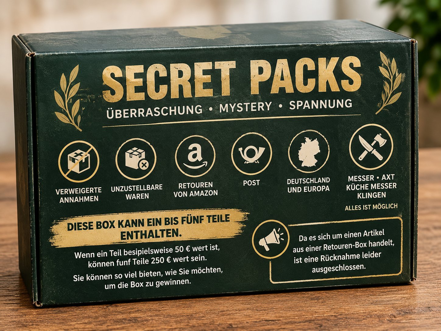 Secret Packs von Amazon , Retouren Überraschungspakete – Bild 1