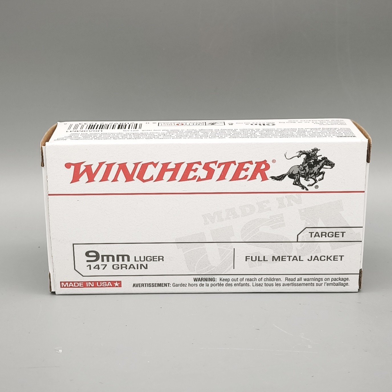 Winchester 9mm Luger 147gr. FMJ FP Subsonic 1000 Stück inkl. Versand HALLOWEEN ANGEBOT – Bild 1