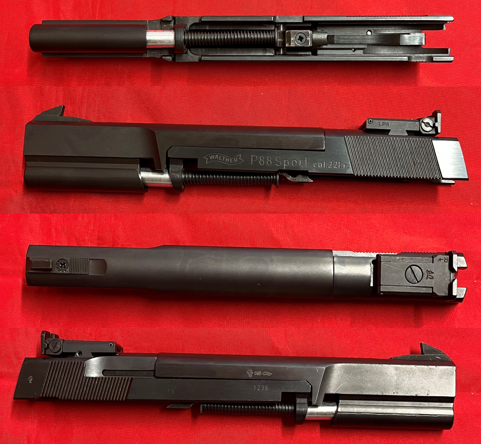 Walther P88 Champion + Wechselsystem - 9mm Luger/.22lr - Halbautomatische Pistole | Magazin+Koffer – Bild 5