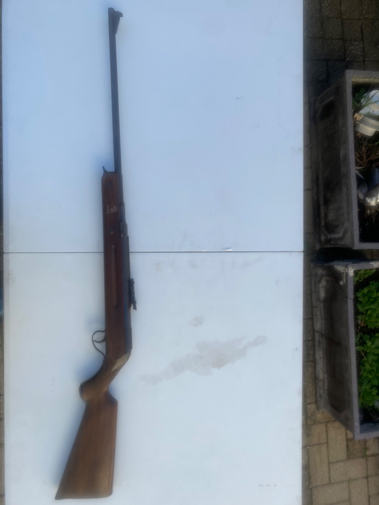 Falke Modell 80 – 4,5 mm – historisches Luftgewehr mit Unterhebelspannung – Bild 7