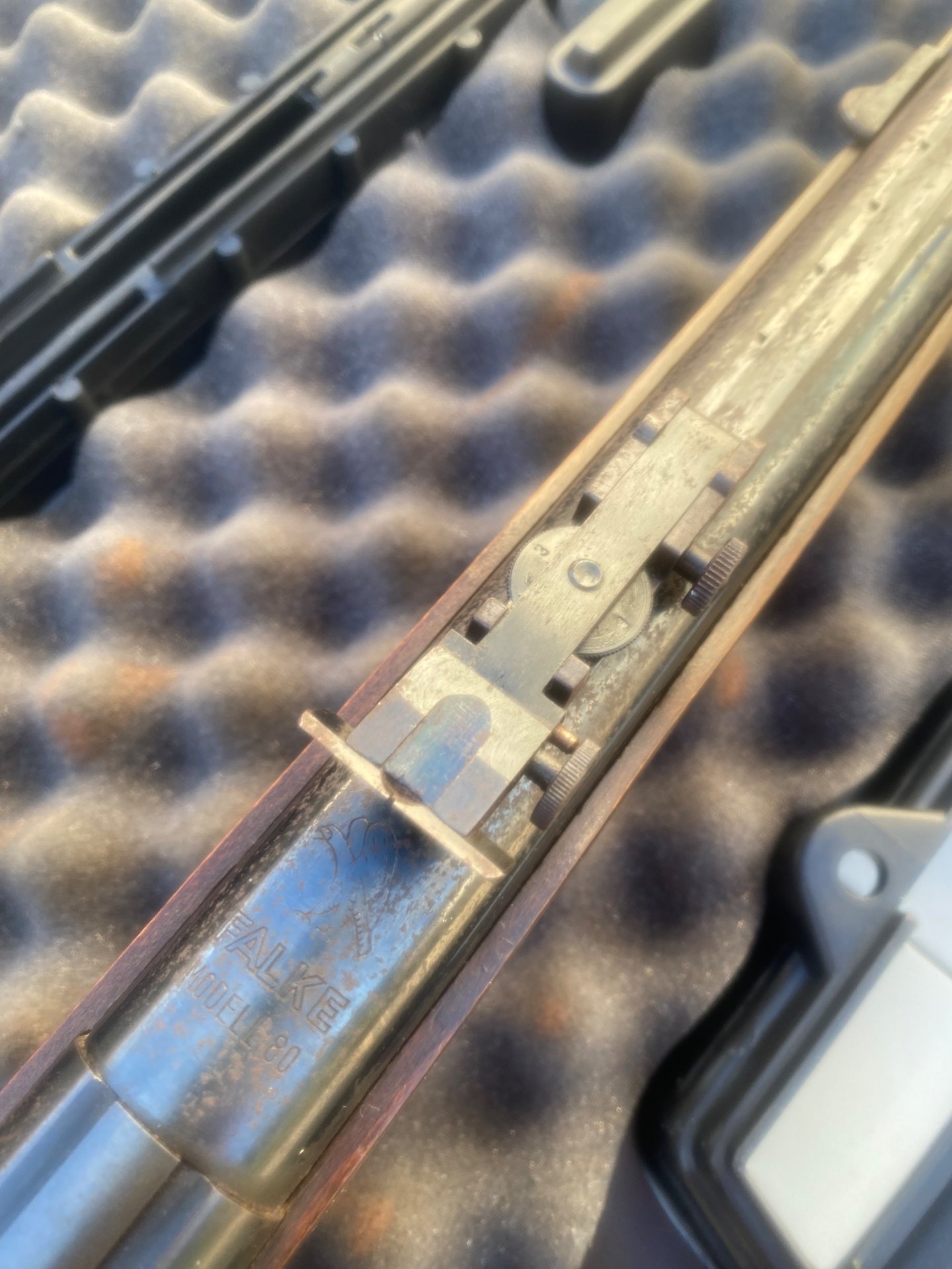 Falke Modell 80 – 4,5 mm – historisches Luftgewehr mit Unterhebelspannung – Bild 4