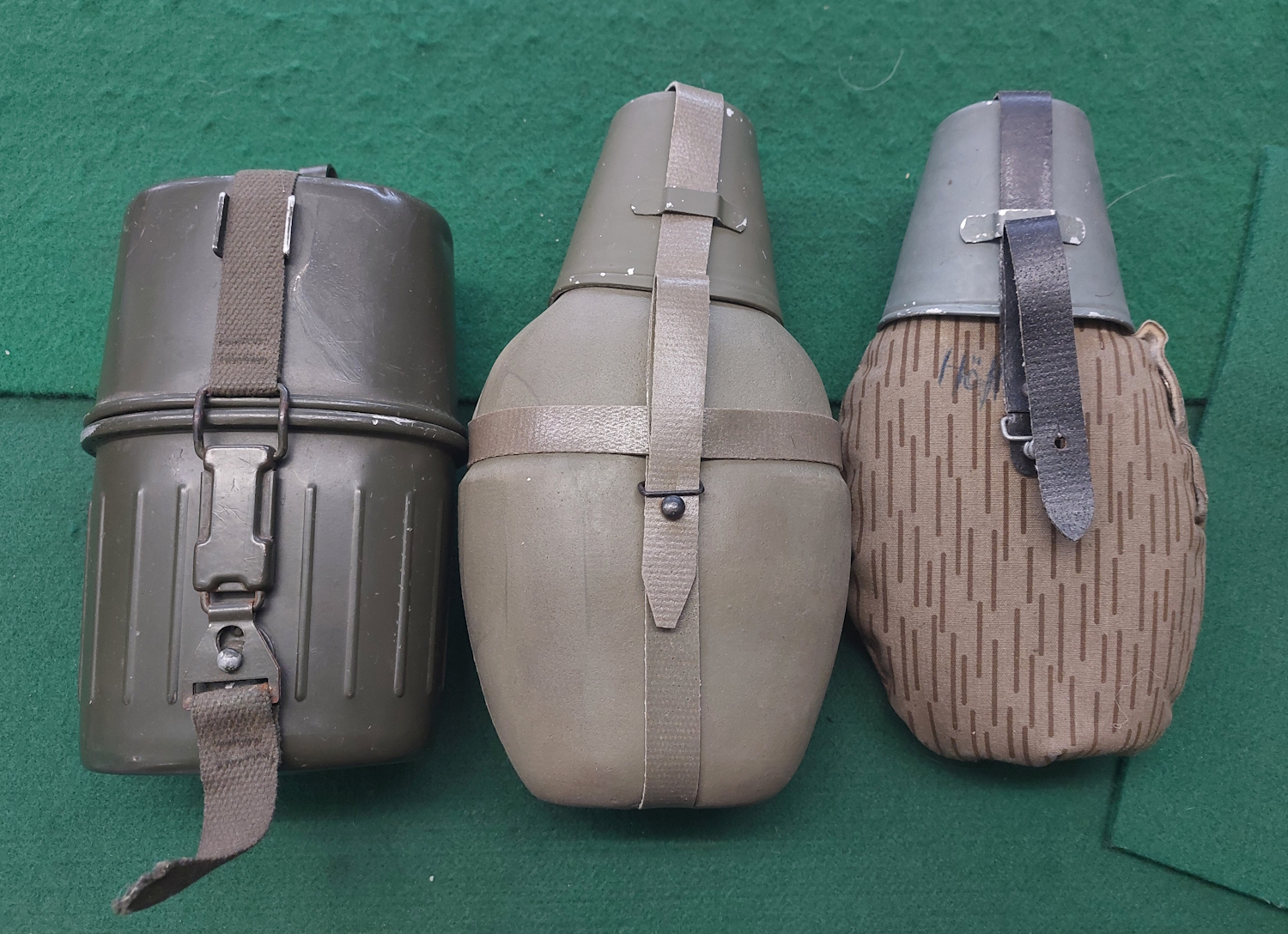 3er Set DDR/NVA/Bund Trinkflaschen – Bild 1
