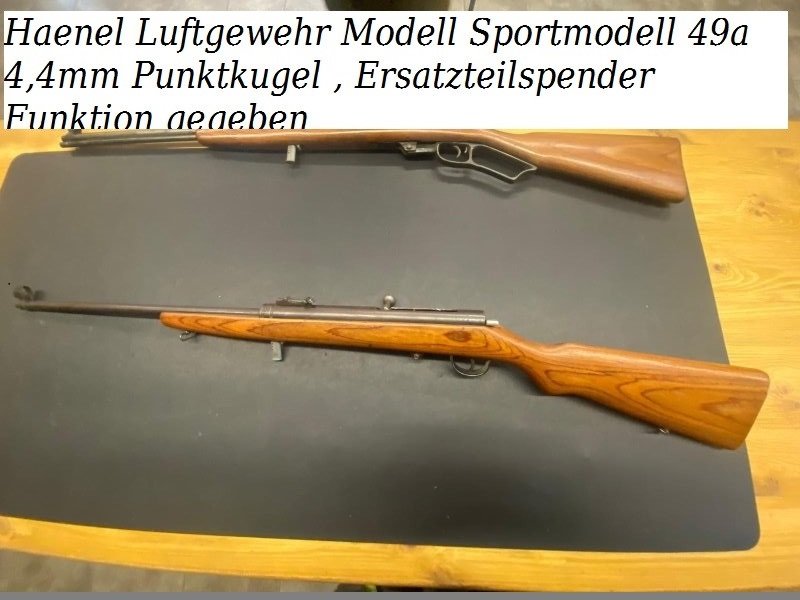 Haenel Suhler Luftgewehr Sportmodell 49a – Bild 1