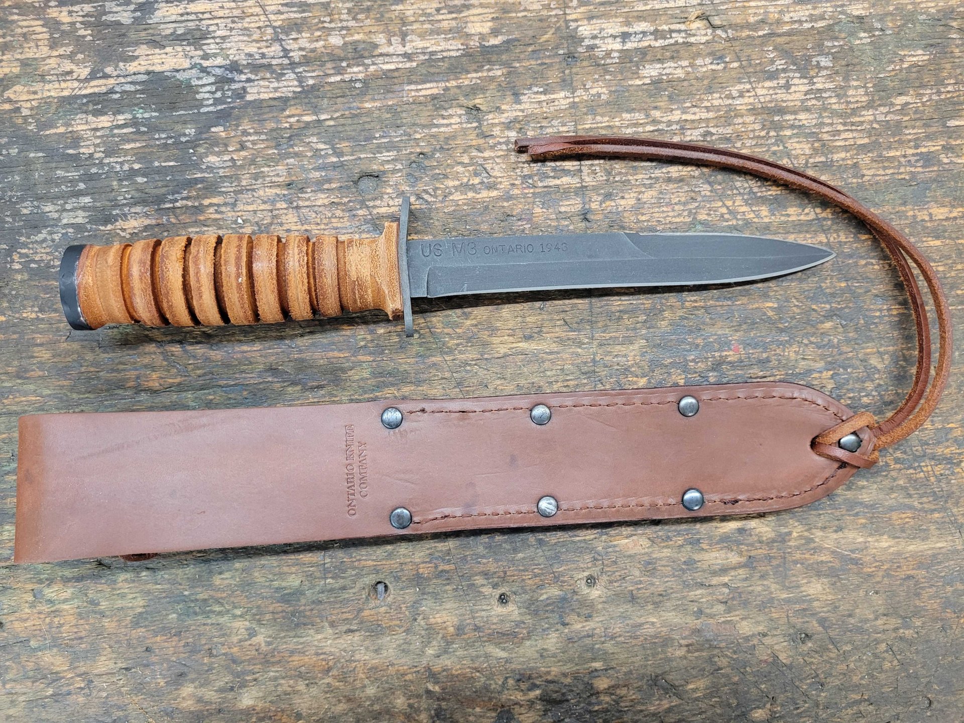 Kampfmesser Ontario U.S. M3 Trench Knife – Bild 4