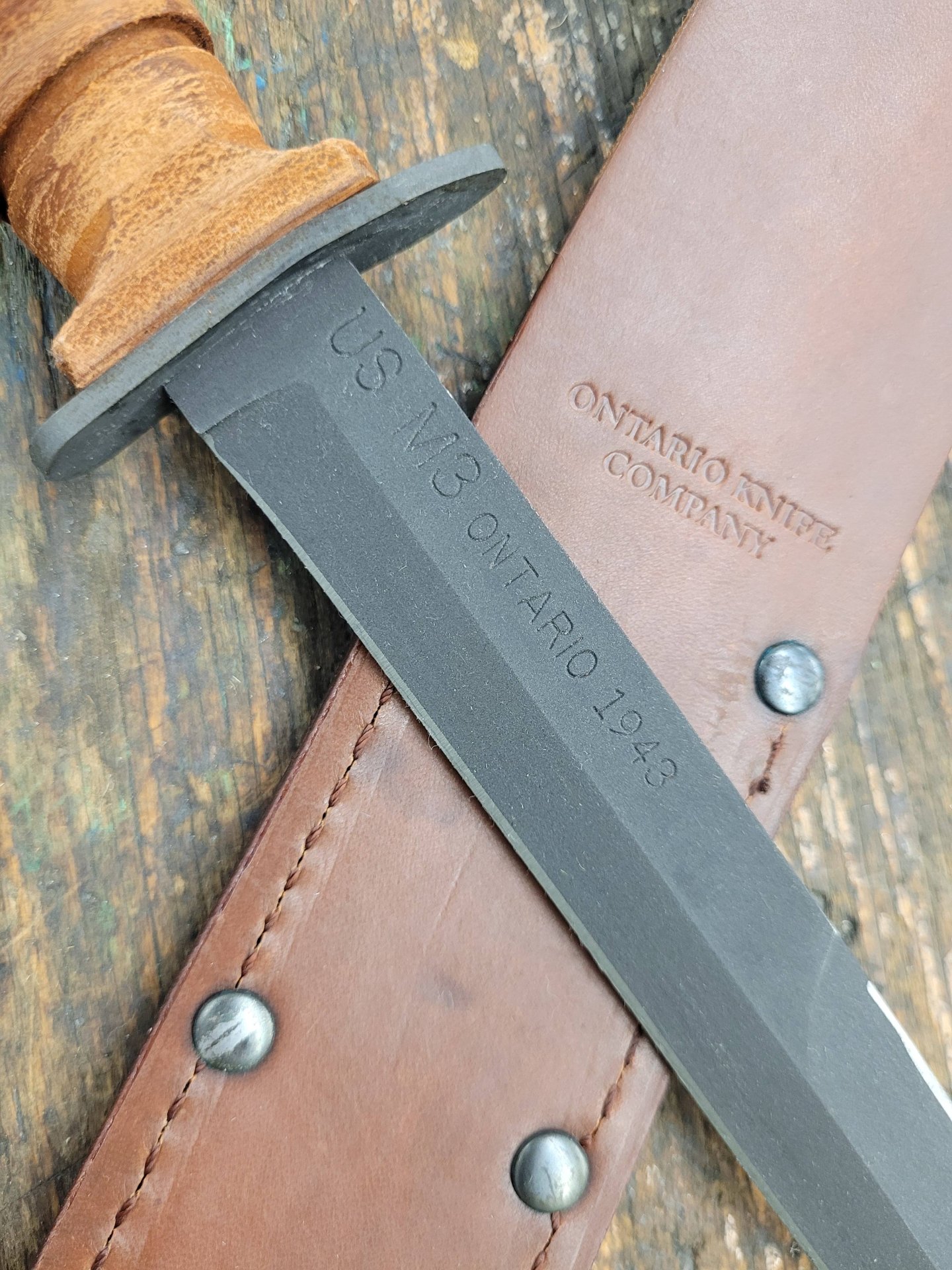 Kampfmesser Ontario U.S. M3 Trench Knife – Bild 5