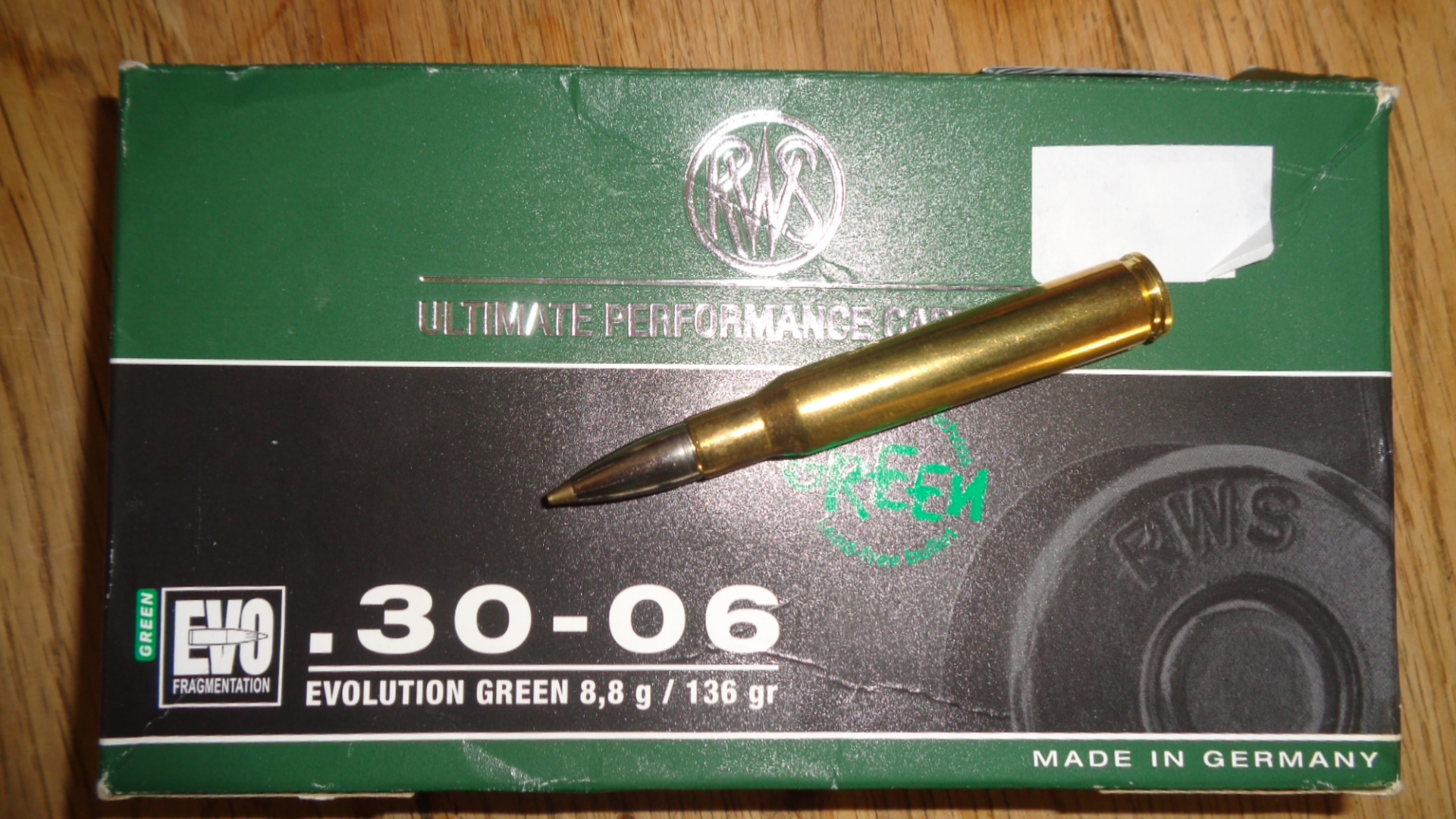 RWS .30 -06 EVO 8,8g/136 gr – Bild 1