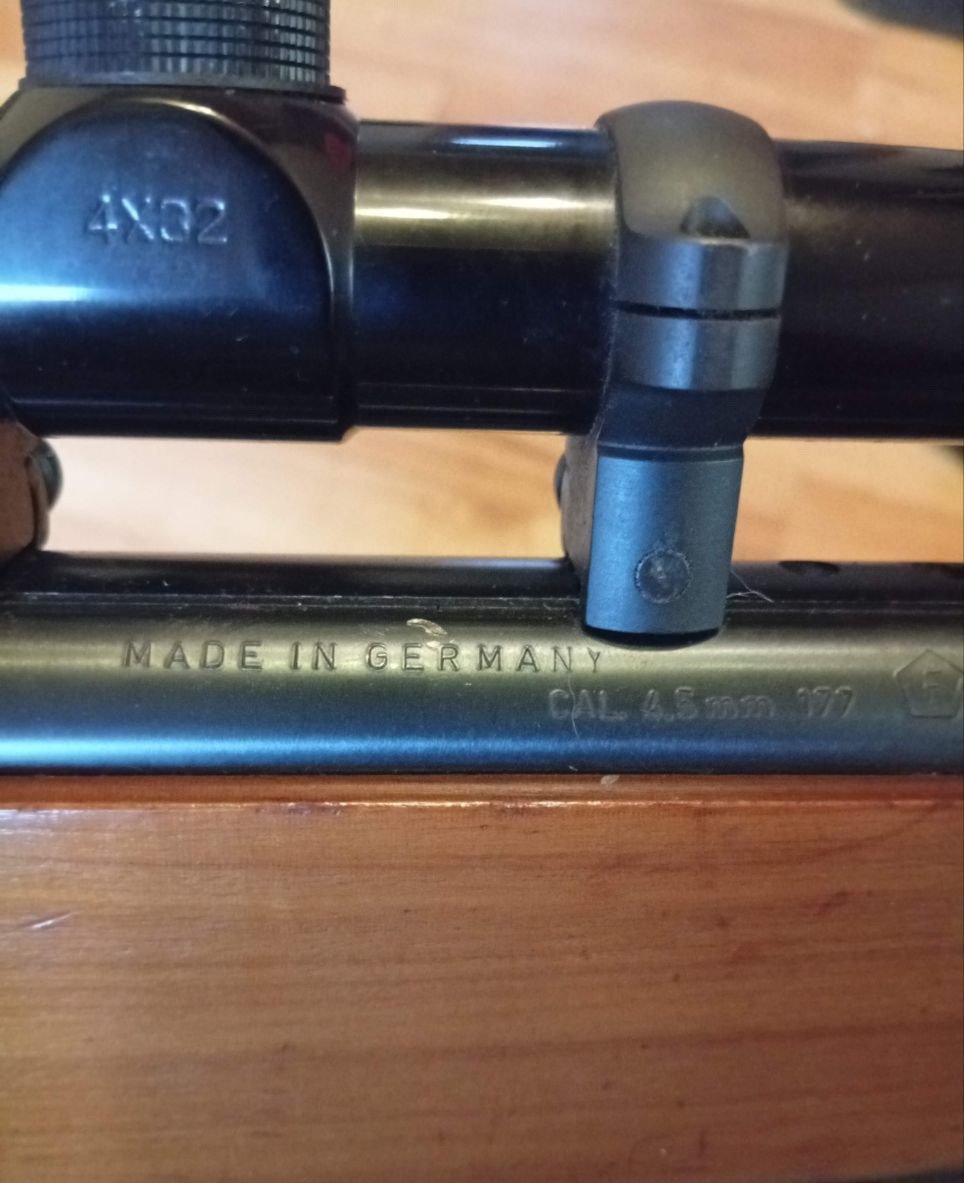SIG Hämmerli Mod. 401 - 4,5mm - mit ZF 4x32 + Originalkoffer – Bild 4