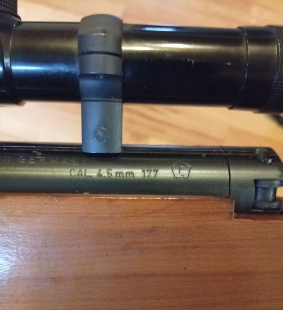 SIG Hämmerli Mod. 401 - 4,5mm - mit ZF 4x32 + Originalkoffer – Bild 5