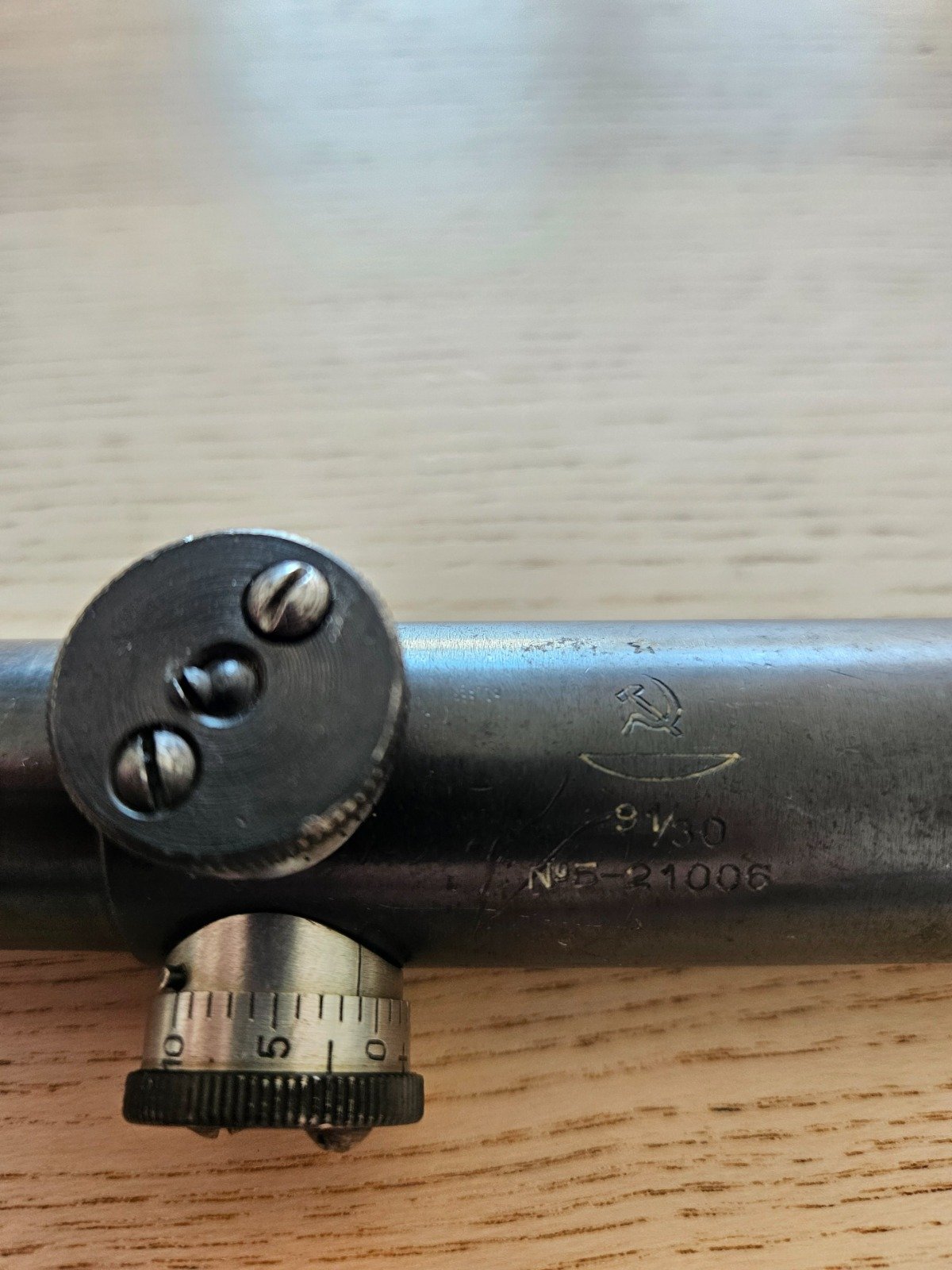Original 1943 PU 3,5 M91/30 Scope ZF, Zielfernrohr für Mosin Nagant, Factory #357 NKV – Bild 3
