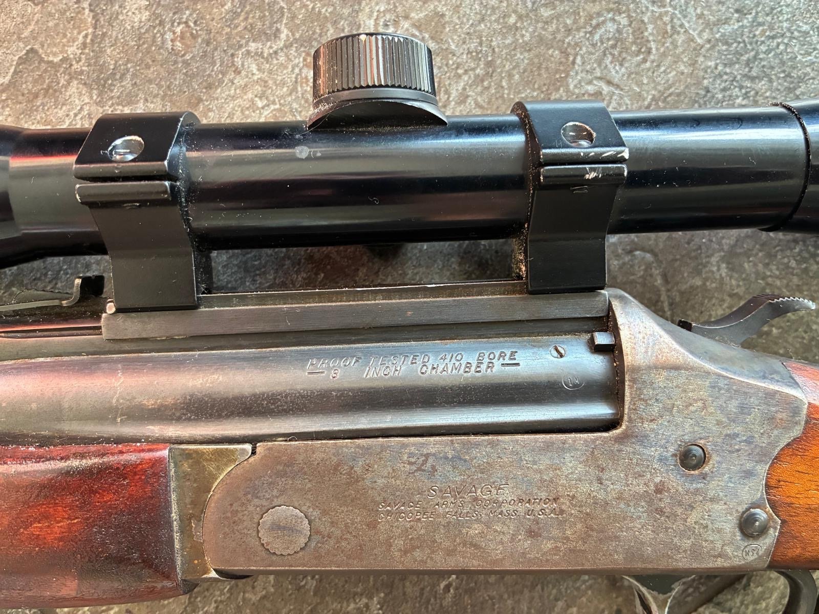 Savage Bockbüchsflinte .22 WMR / .410 mit AKAH-Zielfernrohr – Bild 3