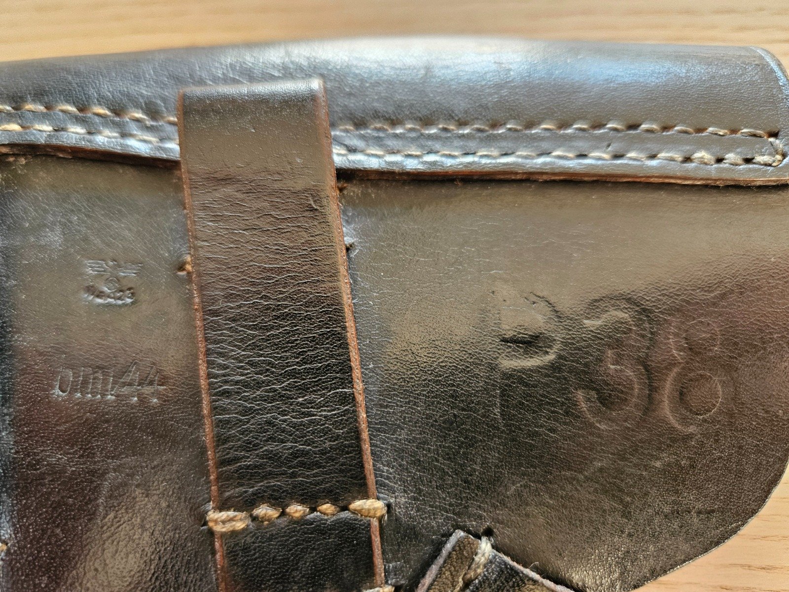 Original Walther P38 Holster, bml 44, WaA23 – Bild 3