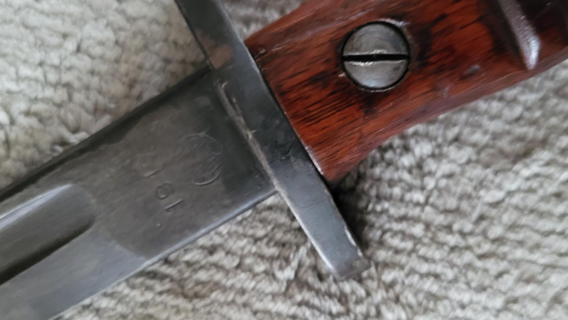 US Remington Bajonett P17 inkl. Scheide, auch für Enfield-Gewehr P14 geeignet! – Bild 2