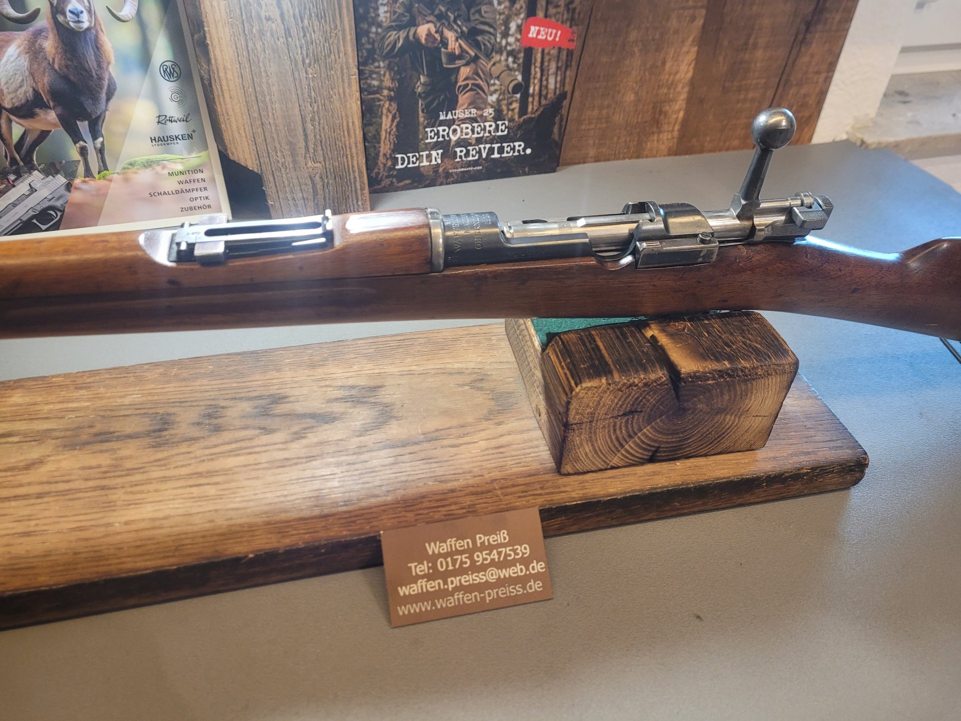 Mauser M96 6,5x55SE Einzellader – Bild 3