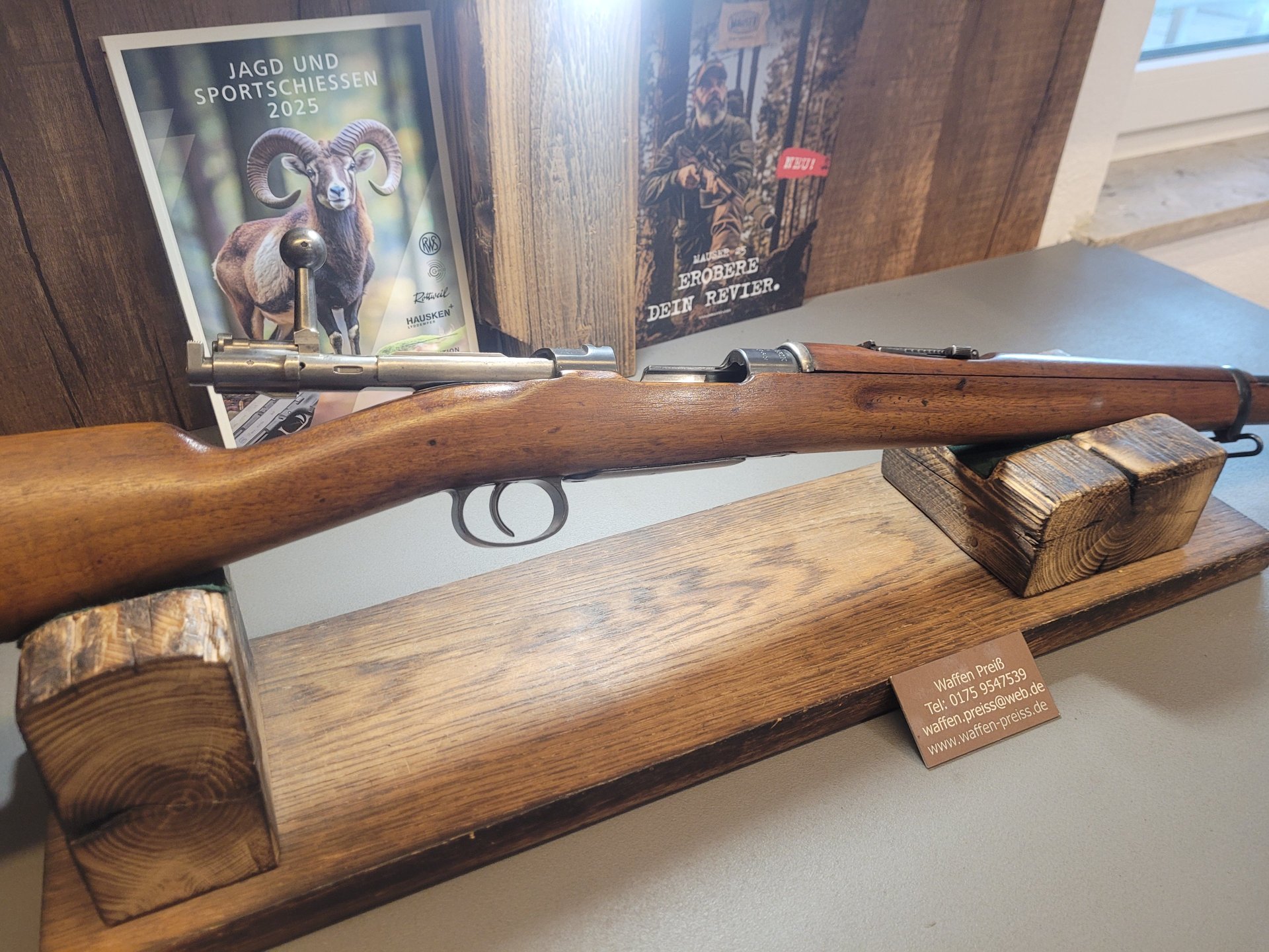 Mauser M96 6,5x55SE Einzellader – Bild 5