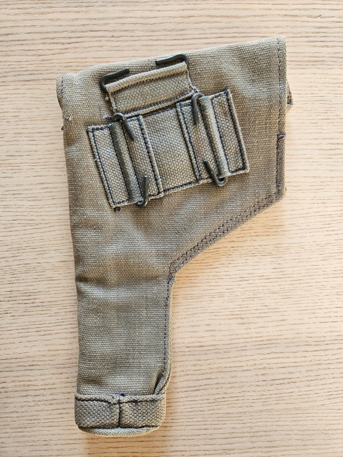 Original WWII RAF Pattern P37 Canvas Holster (1944), für Enfield No. 2 Mk I, Webley Mk IV – Bild 2