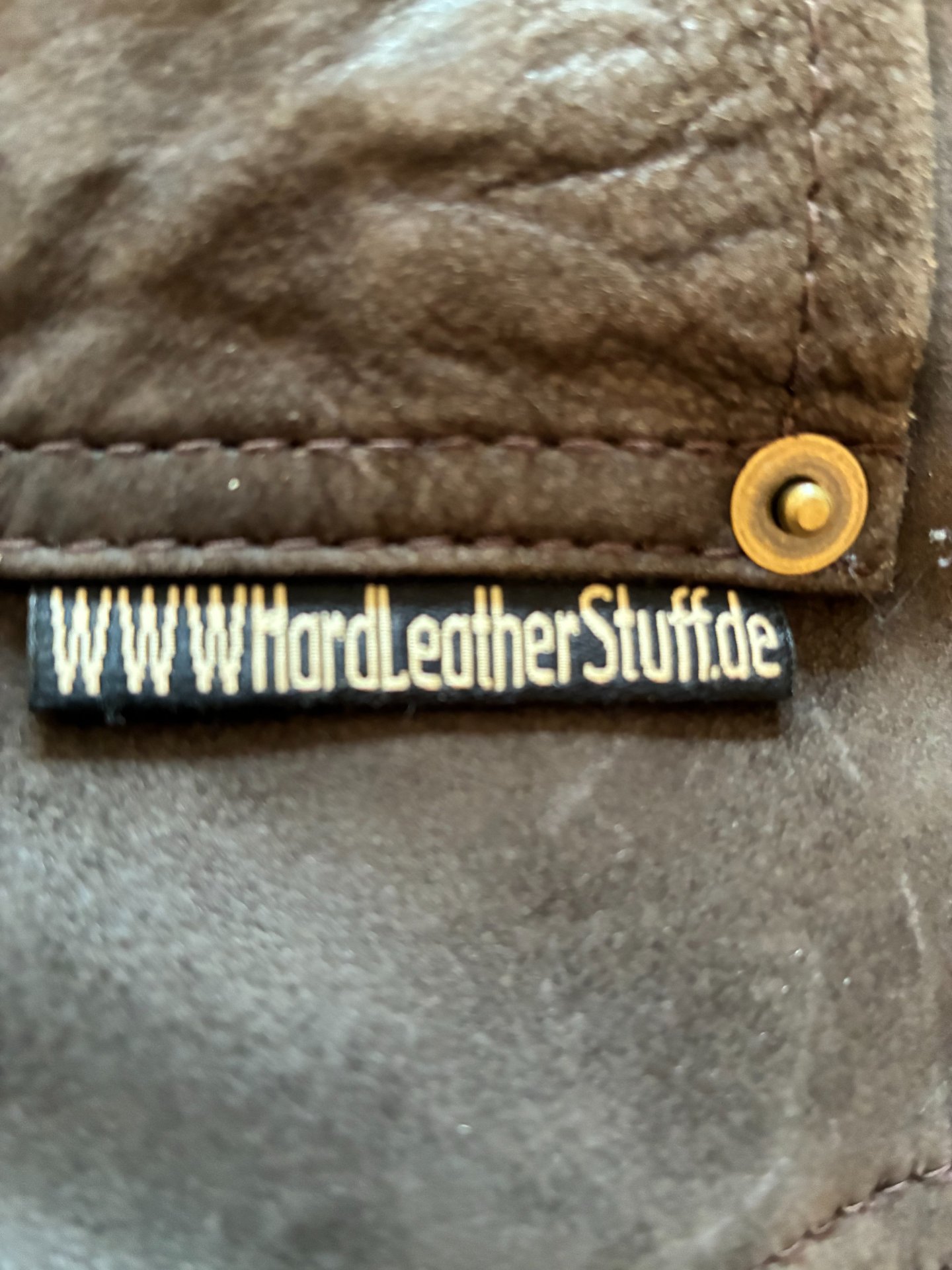 Five Pocket Lederjeans – Bild 2