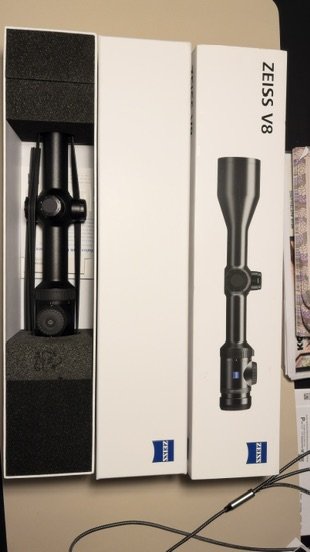 ZEISS Victory V8 1,1-8x24 Leuchtabsehen 54 mit Schiene - wie neu + OVP – Bild 4