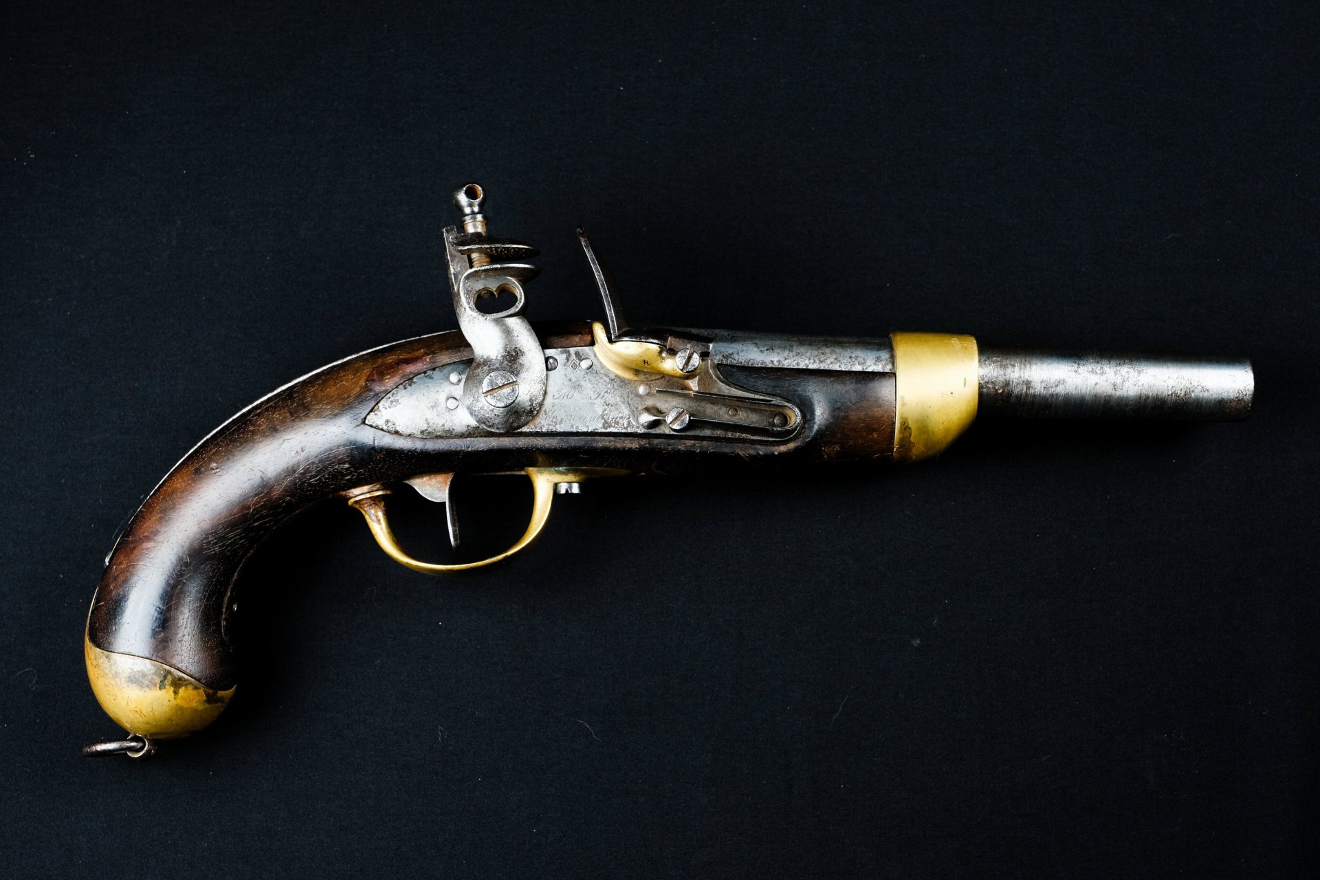 Französische Steinschlosspistole Modell 1822 – Manufacture Royale de Maubeuge – datiert 1826 – Bild 1