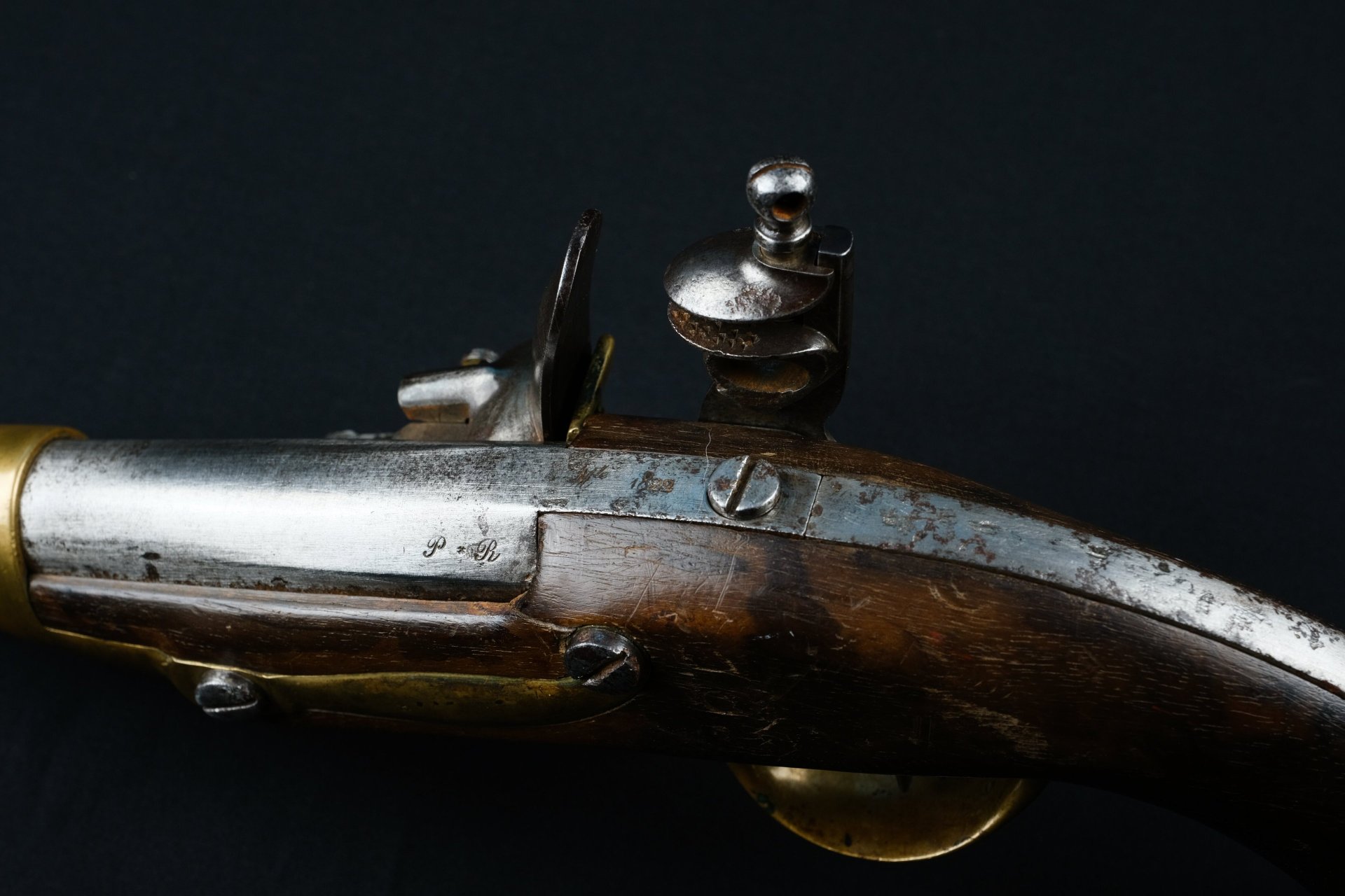 Französische Steinschlosspistole Modell 1822 – Manufacture Royale de Maubeuge – datiert 1826 – Bild 4