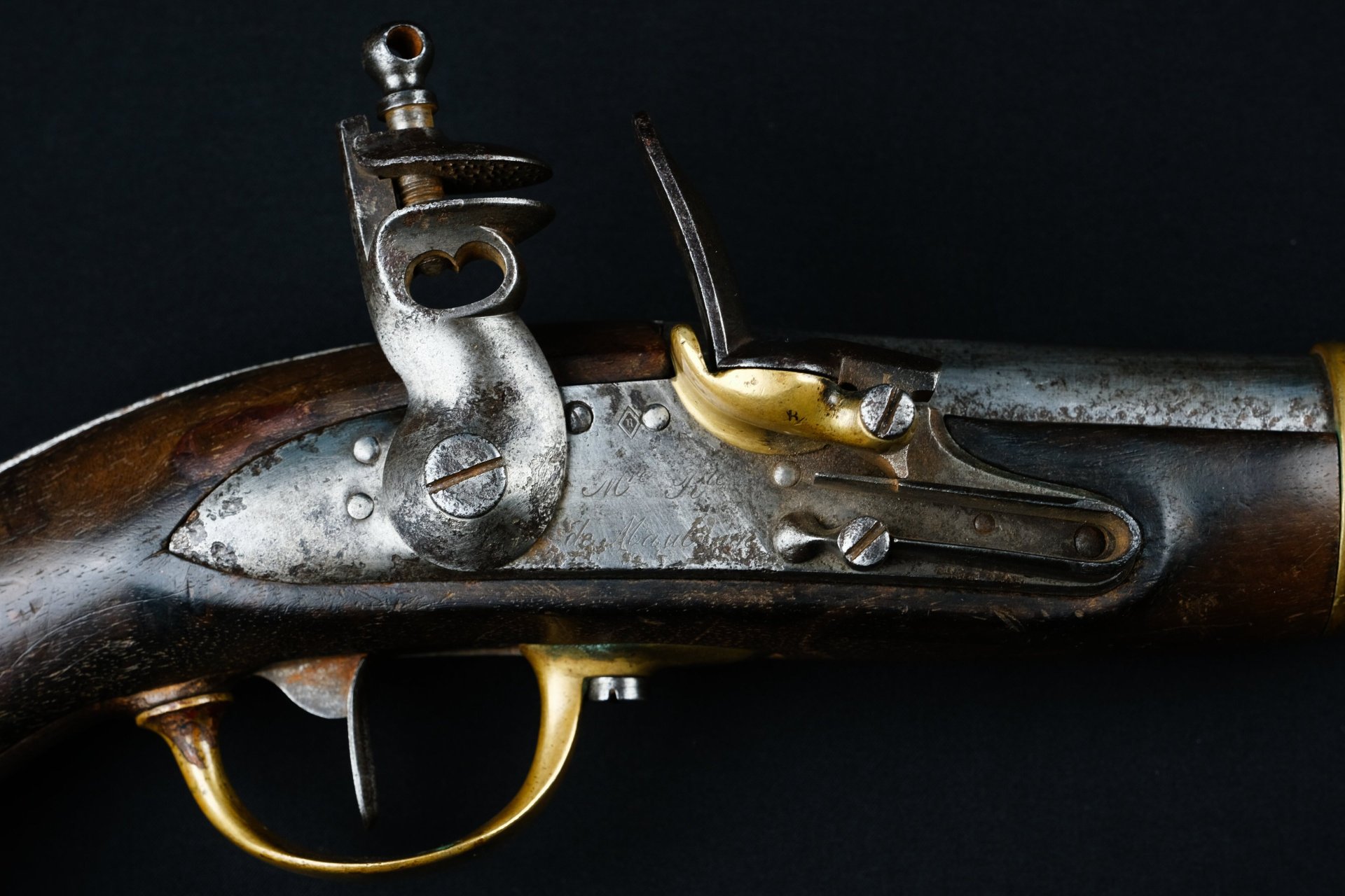 Französische Steinschlosspistole Modell 1822 – Manufacture Royale de Maubeuge – datiert 1826 – Bild 2