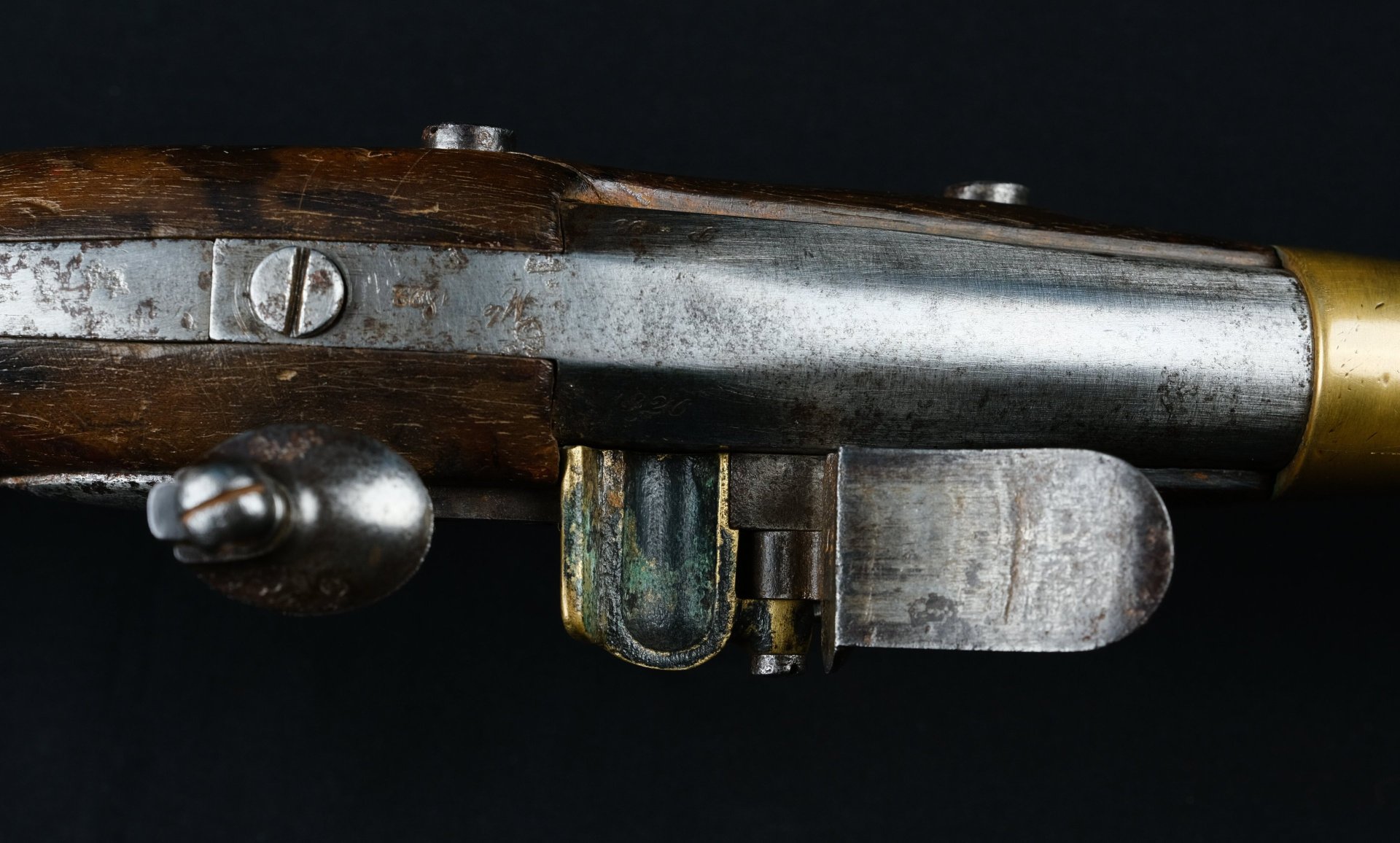 Französische Steinschlosspistole Modell 1822 – Manufacture Royale de Maubeuge – datiert 1826 – Bild 7