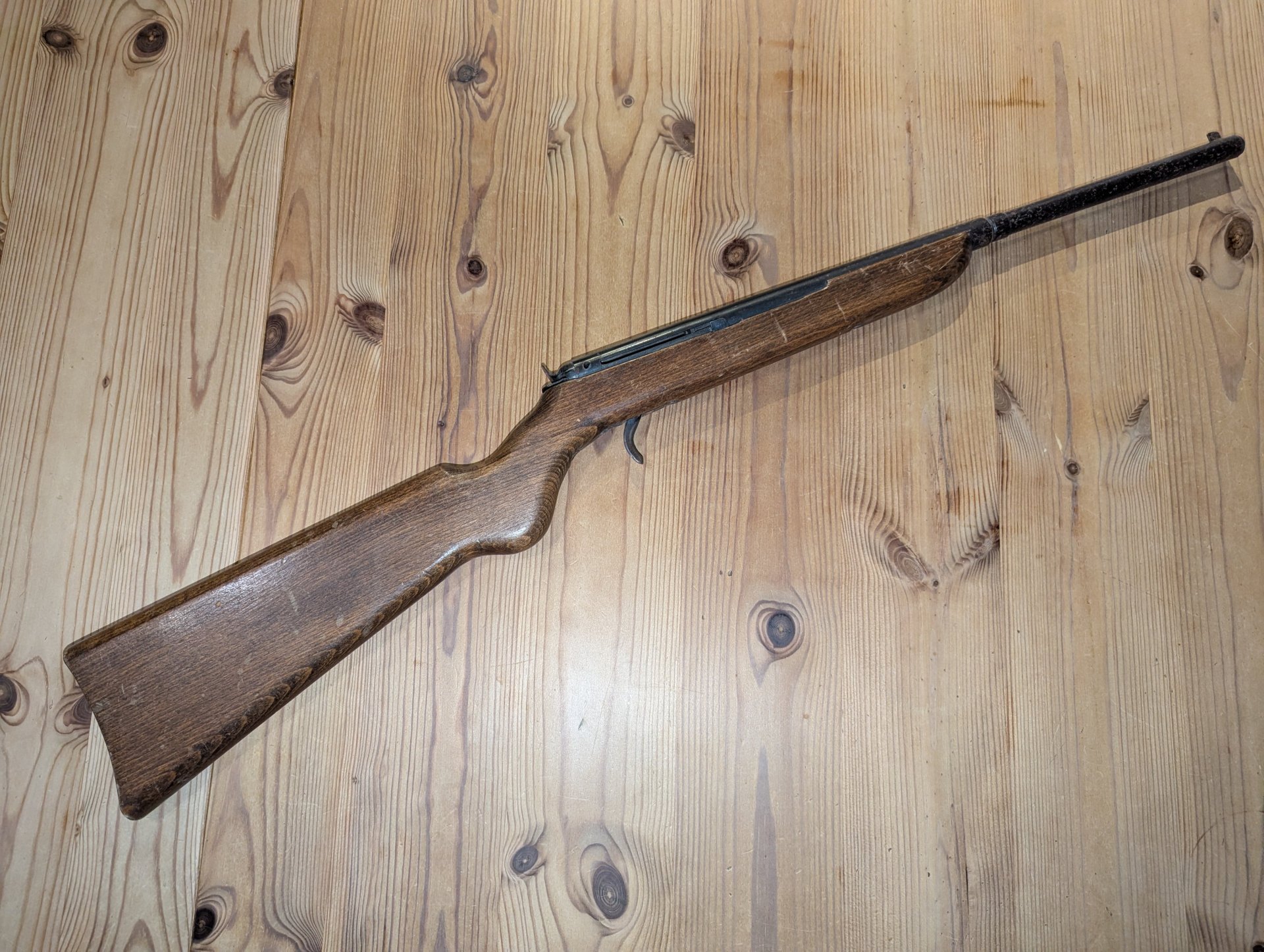 Seltenes Sammlerstück: Diana Mod. 10 Jugend-/Kinderluftgewehr (Herstelldatum 10.'51) – Rarität! – Bild 1