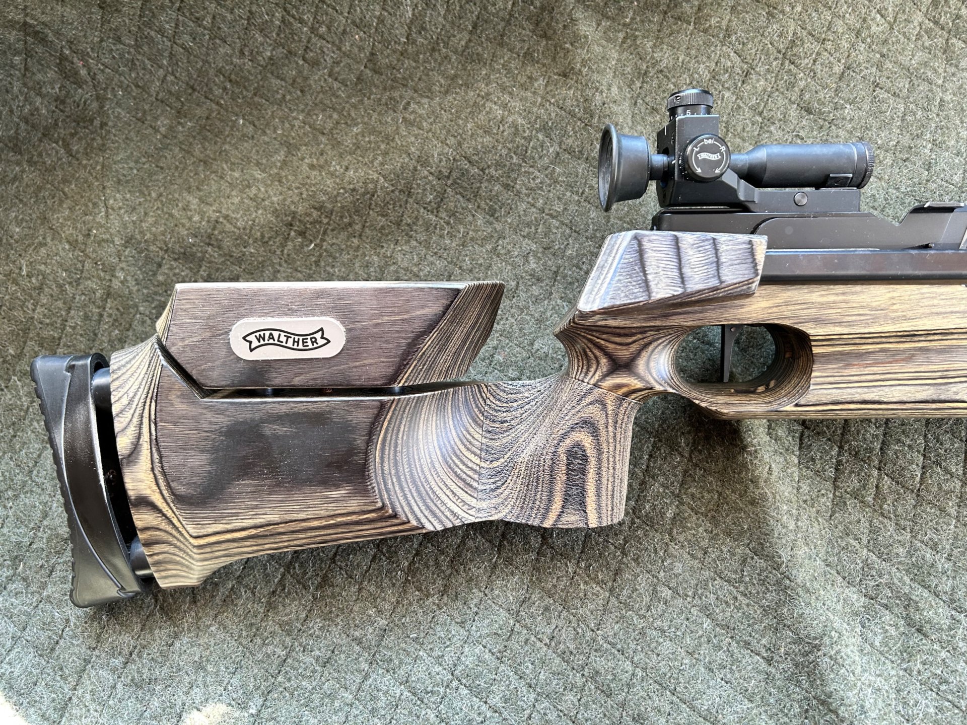 Walther LGM-2 Luftgewehr Rechtshänder Matchbüchse 4,5mm Diabolo – Bild 5