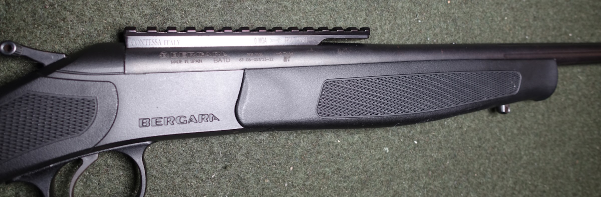 Kipplaufbüchse Bergara BA 13 Thumbhole Black Kaliber .308 mit Picatinny-Stahlschiene – Bild 1