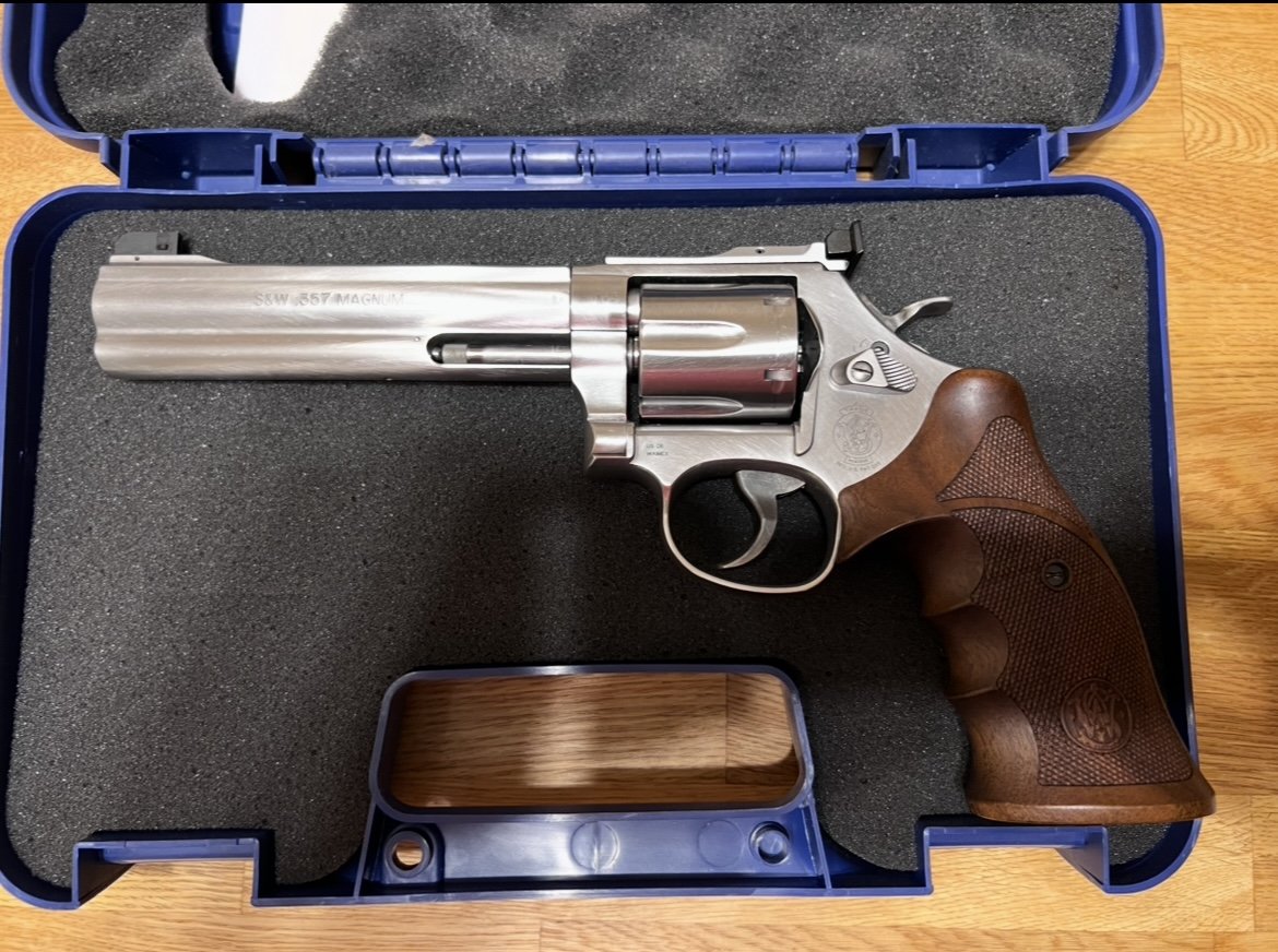 Smith & Wesson 686-6 DeLuxe Match Master 6" im Kaliber .357 Magnum Schnäppchen – Bild 1