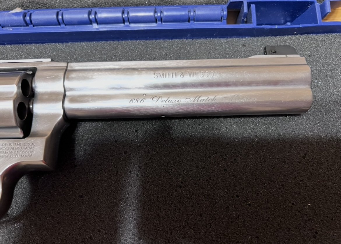 Smith & Wesson 686-6 DeLuxe Match Master 6" im Kaliber .357 Magnum Schnäppchen – Bild 2