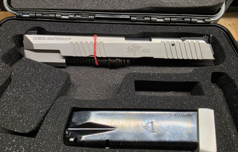 GSG-226 M-SIX Wechselsystem Silber 9 mm Luger für SIG Sauer P226 X-Five / X-Six – Bild 1