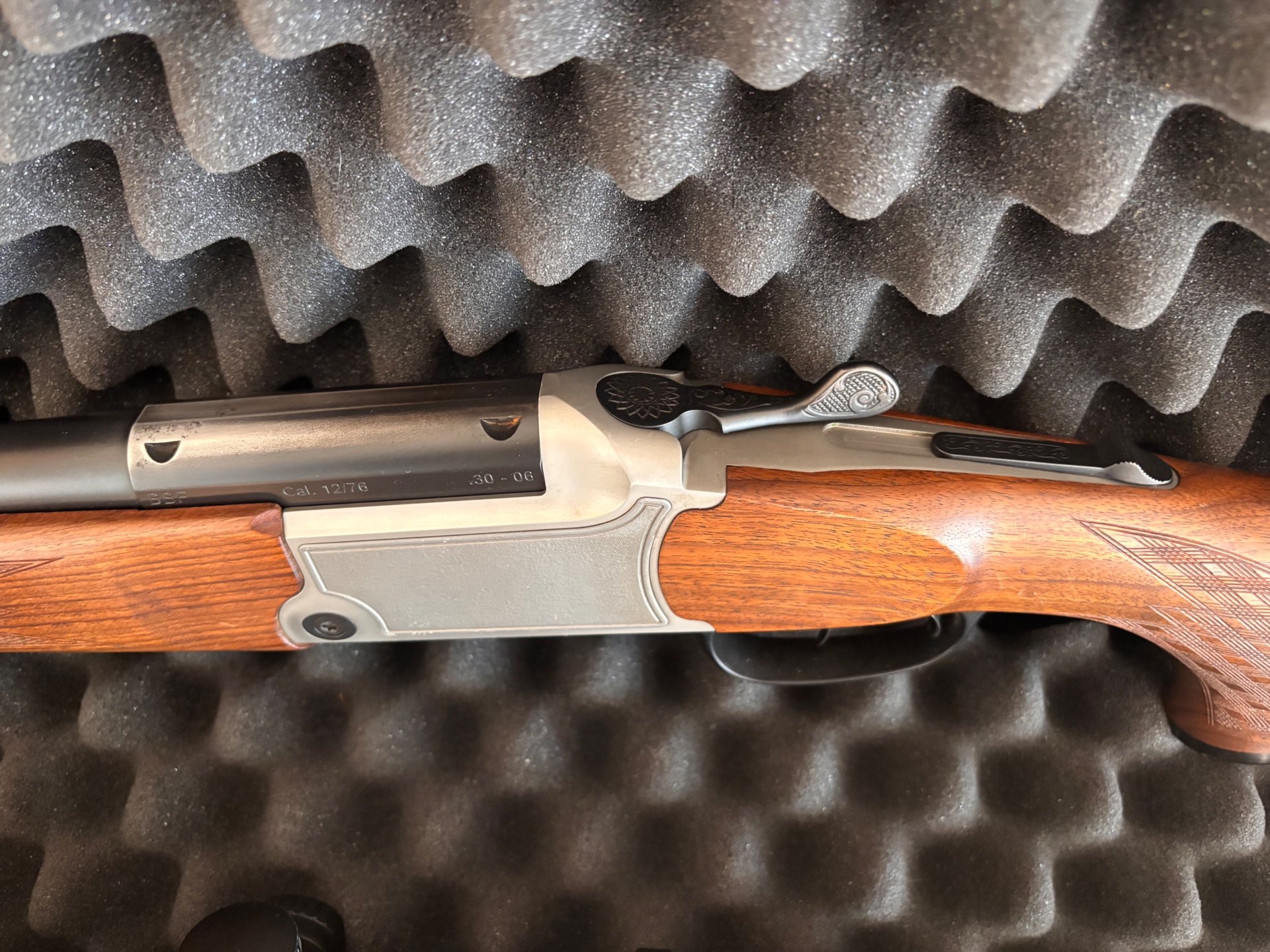 Blaser BBF 95 Bockbüchsflinte m. Linksschaft – 12/76 / .30-06 – Meopta 3-12x56 RD/MR – Bild 5