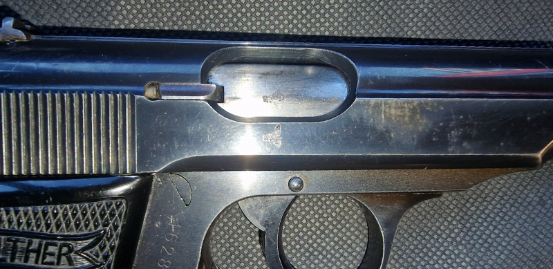 Walther PP Zella-Mehlis Stempel, SA/DA Großkaliber Pistole GK Pistole 7,65x17 mm Browning – Bild 4