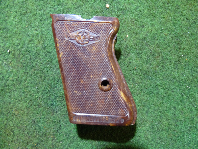 Walther / Manurhin PPk - Originale EINTEILIGE Griffschalen - BRAUN - neu/neuwertig – image 2