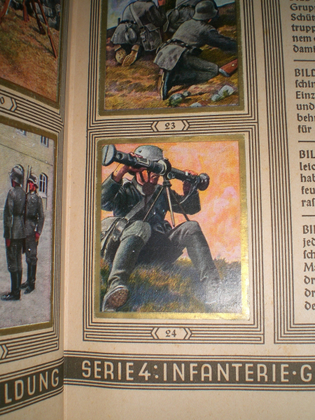 Antiquarisches Buch: altes Sammelbilderalbum - Die Reichswehr – Bild 2
