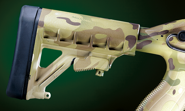AT Venom Kit für Mossberg 590 18" Lauf, MultiCam mit 10-Schuss Trommelmagazin und Schaft – Bild 3