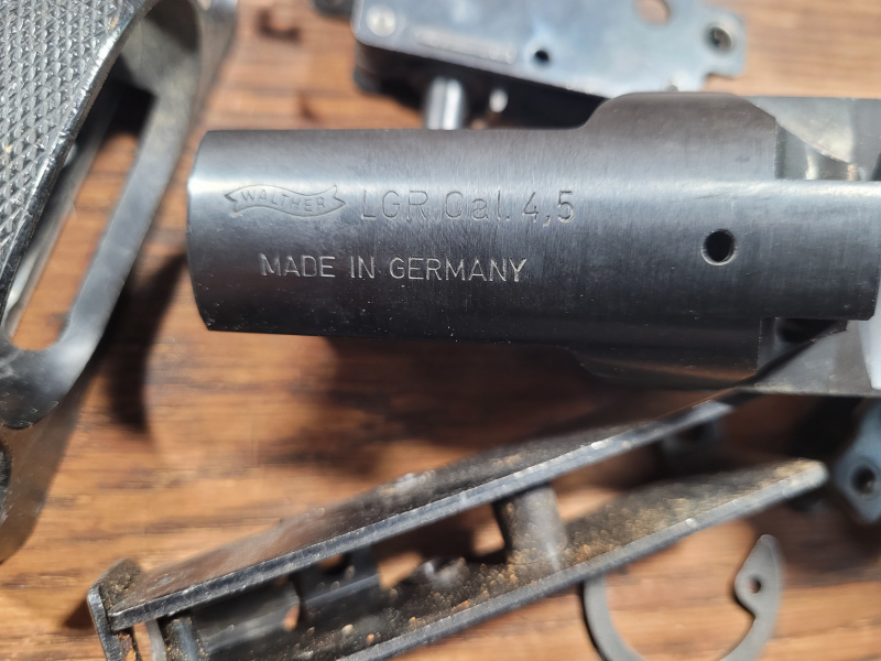 Walther LGR Systemhülse Abzug Ladeklappe Bügel Aufnahme Auslösehebel – stampa 2
