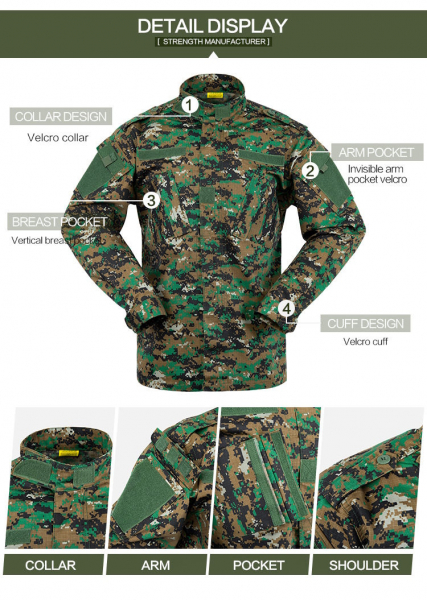Militär Uniform, Acu-waldland camo, "M", BW Spezialkräfte, Jäger, Military, outdoor – Bild 2