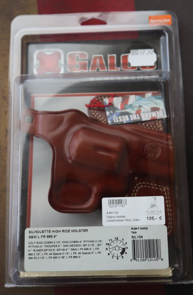 Holster GALCO Mod. Silho SILHOUETTE HIGH RIDE  S&W L-FRAME 686 4" – Bild 2