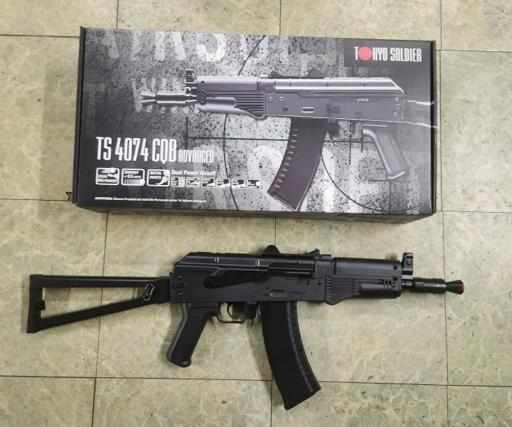AK74U Tokio Soldier TS 4074 CQB Advanced < 0,5 Joule, 6mmBB AEG Softair Gewehr – Bild 2